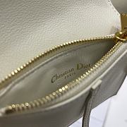 Dior Saddle Multifunction Pouch White Size 18.5 x 12 x 7.5 cm - 6