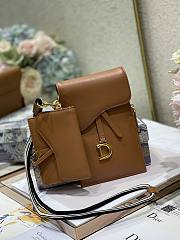 Dior Saddle Multifunction Pouch Brown Size 18.5 x 12 x 7.5 cm - 2