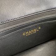 Chanel Lambskin Mini Flap Bag Gold-Tone Metal Black Size 20cm - 6