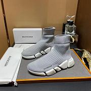 Balenciaga Speed 2.0 LT Knit Sole sock sneakers Grey 63683 - 5