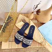 Christian Dior Slipper Navy Blue - 1