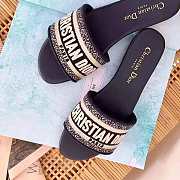 Christian Dior Slipper Navy Blue - 4