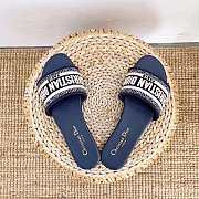 Christian Dior Slipper Navy Blue - 5