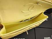 Chanel Mini Flap Bag Gold-tone Metal Caviar Leather Yellow Size 25cm - 3