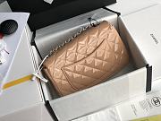 Chanel CF Big Mini Patent Leather Small Bag Beige (Gold lock) 1116 Size 20 cm - 4