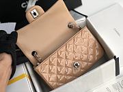 Chanel CF Big Mini Patent Leather Small Bag Beige (Gold lock) 1116 Size 20 cm - 5