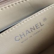 Chanel CF Big Mini Patent Leather Small Bag Beige (Gold lock) 1116 Size 20 cm - 6