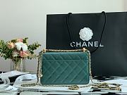 Chanel Woc Dark Green Size 21 cm - 4