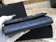 Chanel CC Small Wallet Dark Blue 84447 Size 15 cm - 4