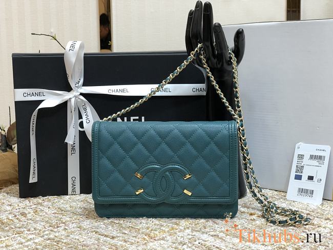 Chanel WOC 84448 Blue Size 19.5 × 3.5 × 12 cm - 1