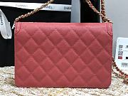 Chanel WOC 84448 Dark Pink Size 19.5 × 3.5 × 12 cm - 2