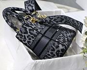 Dior Lady Leopard Print M8002 Size 24 x 20 x 11 cm - 4