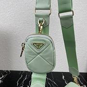 Prada Three-In-One Female Bag Green 1BD292 Size 21 x 16 x 7 cm - 4