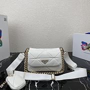 Prada Three-In-One Female Bag White 1BD292 Size 21 x 16 x 7 cm - 1