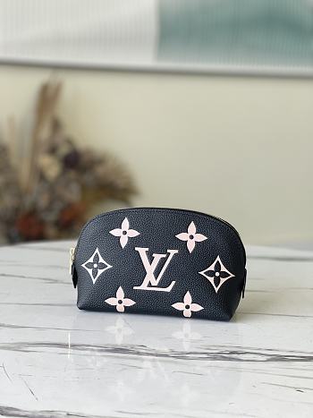 LV Pochette Cosmetique Pm Black M59086 Size 17 x 12 x 6 cm