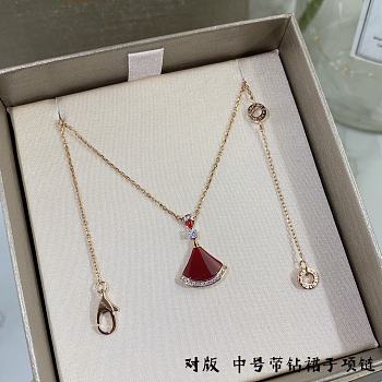 Balenciaga Necklace Red 01