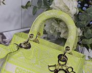 Dior Lady Luminous green M8002 Size 24 x 20 x 11 cm - 3