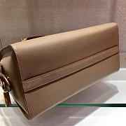 Prada Calf Leather Beige Handbag IBA046 Size 30 x 22 cm - 2