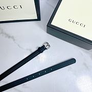 Gucci Belt Gold GC Logo Black - 3