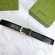 Gucci Belt 403941 Gold Size 3.5 cm - 1