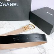 Chanel Calfskin And Golden Metal Belt Nude - 6