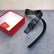 Valentino Belt Vlogo Black Size 4 cm - 5