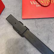 Valentino Belt Vlogo Black Size 4 cm - 6