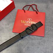 Valentino Belt Vlogo Black Size 4 cm - 2