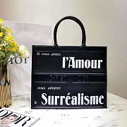 Dior Book Tote L' Amour Black Size 42 cm - 1