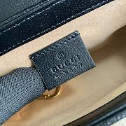 Gucci GG Marmont Blue 574969 Size 16.5 x 10.2 x 5.1 cm - 6