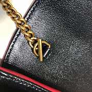 Gucci GG Marmont Dark Black/Yellow 574969 Size 16.5 x 10.2 x 5.1 cm - 4