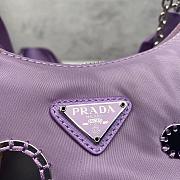 Prada polka-dot bag 1BH204 Purple Size 22 x 12 x 6 cm - 5