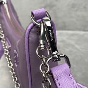 Prada polka-dot bag 1BH204 Purple Size 22 x 12 x 6 cm - 3