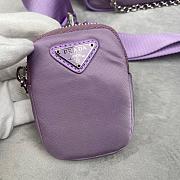 Prada polka-dot bag 1BH204 Purple Size 22 x 12 x 6 cm - 2