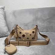 Prada polka-dot bag 1BH204 Desert Beige Size 22 x 12 x 6 cm - 1