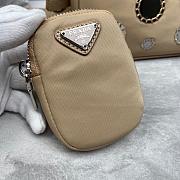 Prada polka-dot bag 1BH204 Desert Beige Size 22 x 12 x 6 cm - 4