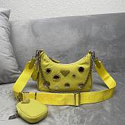 Prada polka-dot bag 1BH204 Yellow Size 22 x 12 x 6 cm - 1