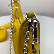 Prada Nylon Hobo Polka-Dot Bag 1BH204 Yellow Size 22 x 12 x 6 cm - 2