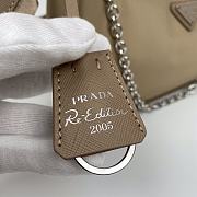 Prada Nylon Hobo Polka-Dot Bag 1BH204 Beige Size 22 x 12 x 6 cm - 5