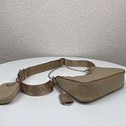 Prada Nylon Hobo Polka-Dot Bag 1BH204 Beige Size 22 x 12 x 6 cm - 3