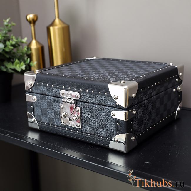 LV Jewelry Case Silver Hardware Black Size 23 x 11 x 23 cm - 1