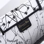 Dior Book Tote Black Flower Size 42 x 18 x 35 cm - 6