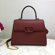 VALENTINO Vsling Handbag Wine Red 2829 Size 30.5 X 14 X 21 cm - 1