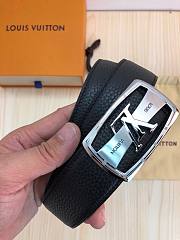 LV Belt Silver Size 3.8 cm - 1