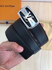 LV Belt Silver Size 3.8 cm - 3