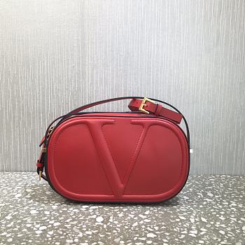 Valentino Garavani V Crossbody Red Bag Size 25 x 15.5 x 6 cm