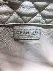 Chanel XXL Airline Flap Bag 46cm White Silver Hardware - 5