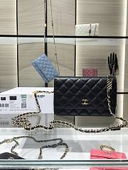 Chanel WOC Caviar AP2400 Black Size 19 cm - 1