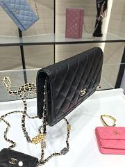 Chanel WOC Caviar AP2400 Black Size 19 cm - 4