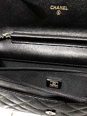 Chanel WOC Caviar AP2400 Black Size 19 cm - 3